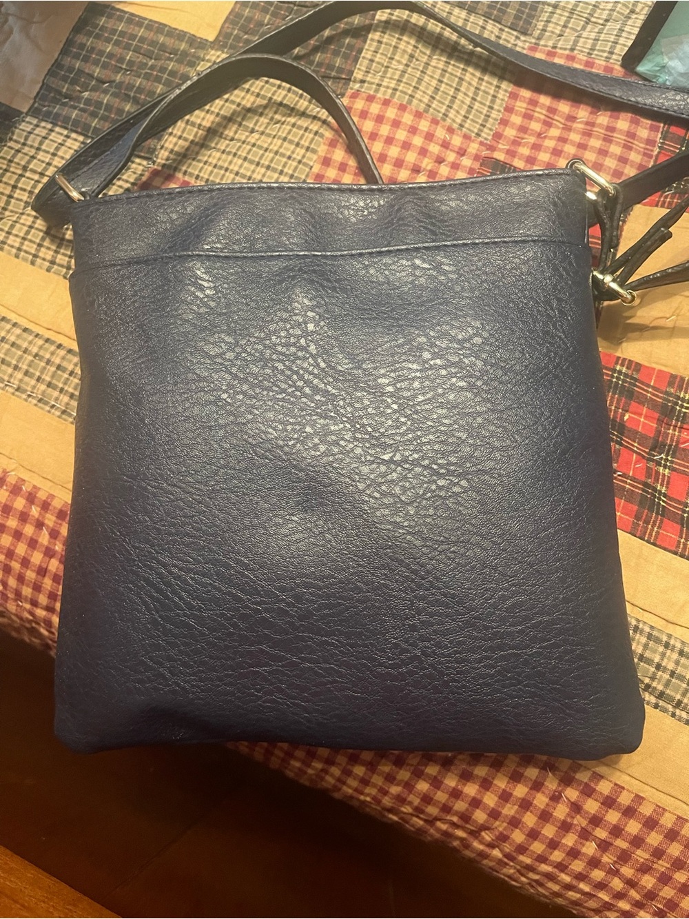 Navy Blue Slim Crossbody Bag